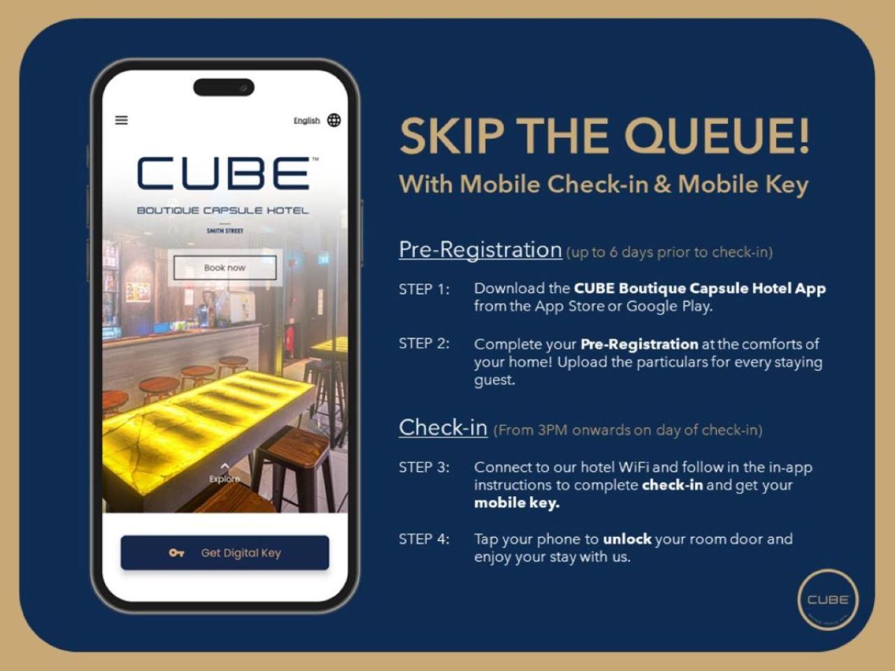 Cube Boutique Capsule Hotel At Kampong Glam Сингапур Екстериор снимка
